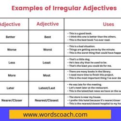 Comparatives superlatives irregular adjectives sentences english comparative superlative adjective grammar ingles em words list example inglês inglés englishgrammarhere escolha pasta